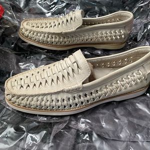Mens Woven Boat Shoes